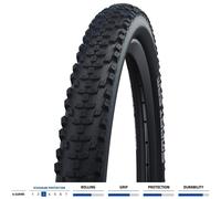 Schwalbe Smart Sam Active Line MTB Tyre - Black - 24 inch (24 x 1.85 i