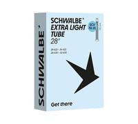 Schwalbe Bicycle Inner Tube SCV15L-EL Extra Light 28/34-622/630 IB Black 50 mm