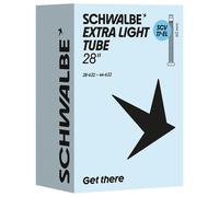 Schwalbe Bicycle Inner Tube SCV17-EL Extra Light 28/44-622 IB Black 60 mm
