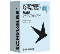 Schwalbe Bicycle Inner Tube SCV19L-EL Extra Light 54/75-584/622 IB Black 40 mm