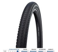 Schwalbe Marathon Almotion Evolution V-guard 28´´ X 38 Urban Tyre Black 28´´ x 38