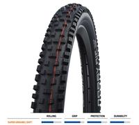 Schwalbe Nobby Nic Addix Soft Super Ground Tubeless 27.5´´ X 2.40 Mtb Tyre Silver 27.5´´ x 2.40