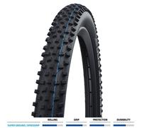 Schwalbe Rocket Ron Evo Super Ground Tubeless 29´´ X 2.35 Mtb Tyre Black 29´´ x 2.35 29´´ x 2.35 Black