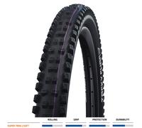 Schwalbe Bicycle Tacky Chan Evo Super Trail Soft TLE Tyre Black - 27.5 X 2.40