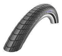 Schwalbe - Big Apple Hybrid and Touring Wire Clincher Bike Tire | Multiple Sizes | Performance Line, RaceGuard | Black or Black/Reflective