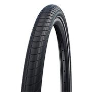 Schwalbe Big Apple Raceguard Bicycle Tyre Black With Reflective Wall - 28 X 2.00