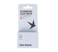 Schwalbe Clik Valve - Bicycle Valve Attachment - SV-SCV Conversion Kit (Valve Only)