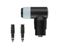 Schwalbe Clik Valve Presta to Schwalbe Clik Valve Conversion Kit - Valve with Pump Head - Black / Valve & Pump Head