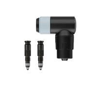 Schwalbe Clik Valve Presta to Schwalbe Clik Valve Conversion Kit - Valve with Pump Head - Black / Valve & Pump Head