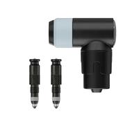 Schwalbe Clik Valve Presta to Schwalbe Clik Valve Conversion Kit - Valve with Pump Head - Black / Valve & Pump Head