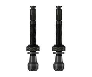 Schwalbe Clik Valve Tubeless Valve Set - 2 x 80 mm Bicycle Valve - Innovation for Easy Tyre Inflation - Tubeless Conversion