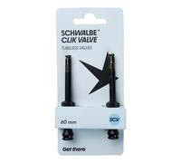 Schwalbe Clik Valve Tubeless Valves SCV 60mm Set of 2