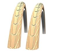 Schwalbe Delta Cruiser Cream 700c x 35 Bike Tyres (Pair) by Schwalbe