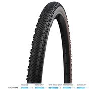 Schwalbe G-One Bite Performance RaceGuard TLE Folding Tyre, Bronze Skin, 40-622 (700x40C)