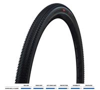 Schwalbe G-one R Pro Addix Race Tubeless 700 X 40 Gravel Tyre 700 x 40 Black