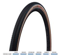 Schwalbe G-one R Pro Addix Race Tubeless 700 X 50 Gravel Tyre Brown,Black 700 x 50 700 x 50 Black / Transparent