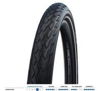 Schwalbe Green Marathon Tyre - Black Reflective 700x28