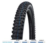 Schwalbe Hans Dampf Tubeless 29´´ X 2.35 Rigid Mtb Tyre Black 29´´ x 2.35 29´´ x 2.35 Black