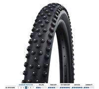Schwalbe Ice Spiker Pro Tubeless 29´´ X 2.60 Mtb Tyre Black 29´´ x 2.60 29´´ x 2.60 Black