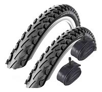 Schwalbe Land Cruiser 700 x 35c Hybrid Bike Tyres with Schrader Tubes (Pair)