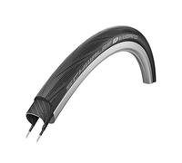 Schwalbe Tyres: Lugano II Endurance Active-Line Tyre in Black 700 x 25mm (Wired)-BLACK -700 X 25MM