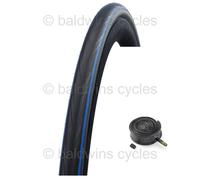 Schwalbe Lugano Ii Kevlarguard 700c X 25 Rigid Road Tyre Blue,Black 700C x 25