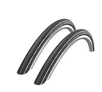 Schwalbe Lugano 700 x 25c Road Bike Tyres (Pair) - White