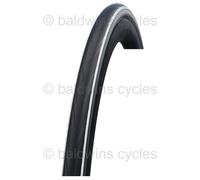 Schwalbe Tyres: Lugano II Active-Line Tyre (Wired)-BLACK/WHITE -700 X 25MM