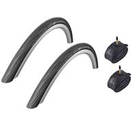 Schwalbe Lugano BLACK 700 x 28c Kevlar Active Line Road Bike Tyres & Inner Tubes 2016 Model