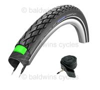 Schwalbe: MARATHON REFLECTIVE - Black - 26x1" 3/8