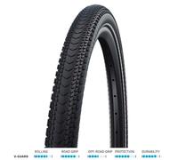 Schwalbe Marathon Almotion Evolution V-guard 28´´ X 1.50 Urban Tyre Black 28´´ x 1.50