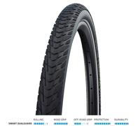 Schwalbe Marathon E-plus Performance Smart Dualguard 28´´ X 2.15 Rigid Urban Tyre Black 28´´ x 2.15