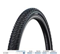 Schwalbe Marathon Mondial Pro Addix 28´´ X 1.60 Urban Tyre Black 28´´ x 1.60