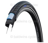 Schwalbe Marathon Plus Smartguard Rigid Road Tyre - 26" - Black / 26" / 1.75" / Wired Black