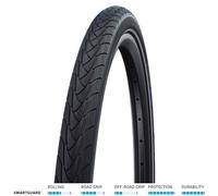 Schwalbe Marathon Plus SmartGuard Tyre, Black/Reflective 25-540 B/B HS440 2Grip