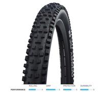 Schwalbe Nobby Nic Performance Folding MTB Tyre - Black - 29" x 2.25", Black