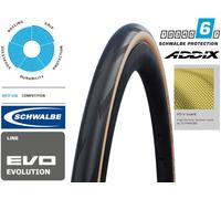 Schwalbe Cicli Bonin Unisex's Pro One Ht Hs462 Evolution Line Folding Tubular Tyres, Black, Size