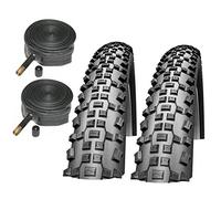 Schwalbe Rapid Rob 26" x 2.10 Mountain Bike Tyres with Schrader Inner Tubes (Pair)