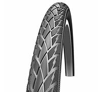 Schwalbe Road Cruiser Bicycle Tyre - 28x1.6042 - 622, Black, Clincher, 47-559 (26X1.75), Rubber, Symmetrical