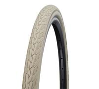 Schwalbe Road Cruiser Creme Reflex K-Guard Cycle Bicycle Tyres Crème - 26 X 1.75