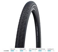 Schwalbe Road Cruiser K-Guard 28x1.75 Blk/Reflective