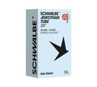 Schwalbe SCV17-AE Aerothan Gravel Inner Tube - 700c - White / 700c / 33mm / 47mm / 40mm Valve / Presta