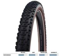 Schwalbe Smart Samoa Reflex Addix 29´´ X 2.25 Rigid Mtb Tyre 29´´ x 2.25 Black / Bronze / Reflex
