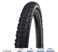 Schwalbe Unisex - Adult Smart Sam Plus Performance Line Hoop, Black, 60-406 (20" x 2.35)