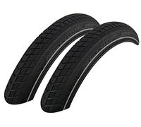 Schwalbe Super Moto-X 62-406 Clincher GreenGuard Bicycle Tyres 20 x 2.40 Pack of 2