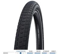 Schwalbe Super Moto-X Performance ADDIX 20 x 4.00" Tyre Black Reflective