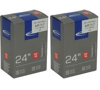 Schwalbe SV10 Tube Presta - 24 x 1.50-2.5 Inches (Pack of 2)