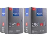 Schwalbe SV13F Tube Presta - 26 x 2.1-3.0 Inches (Pack of 2)