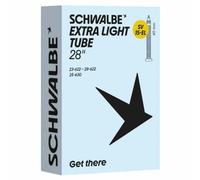 Schwalbe SV15-EL Extra Light Bicycle Inner Tube 23/28-622/630 IB Black 60 mm