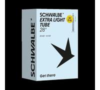 Schwalbe SV17-EL Extra Light Bicycle Inner Tube 28/44-622 IB Black 60 mm